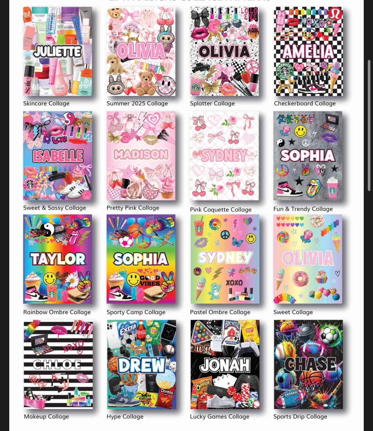 Personalized Pattern Clipcase