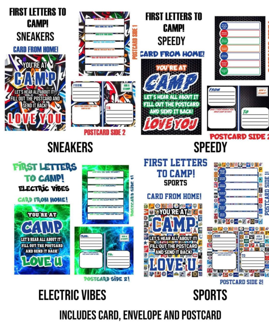 First Letters To Camp