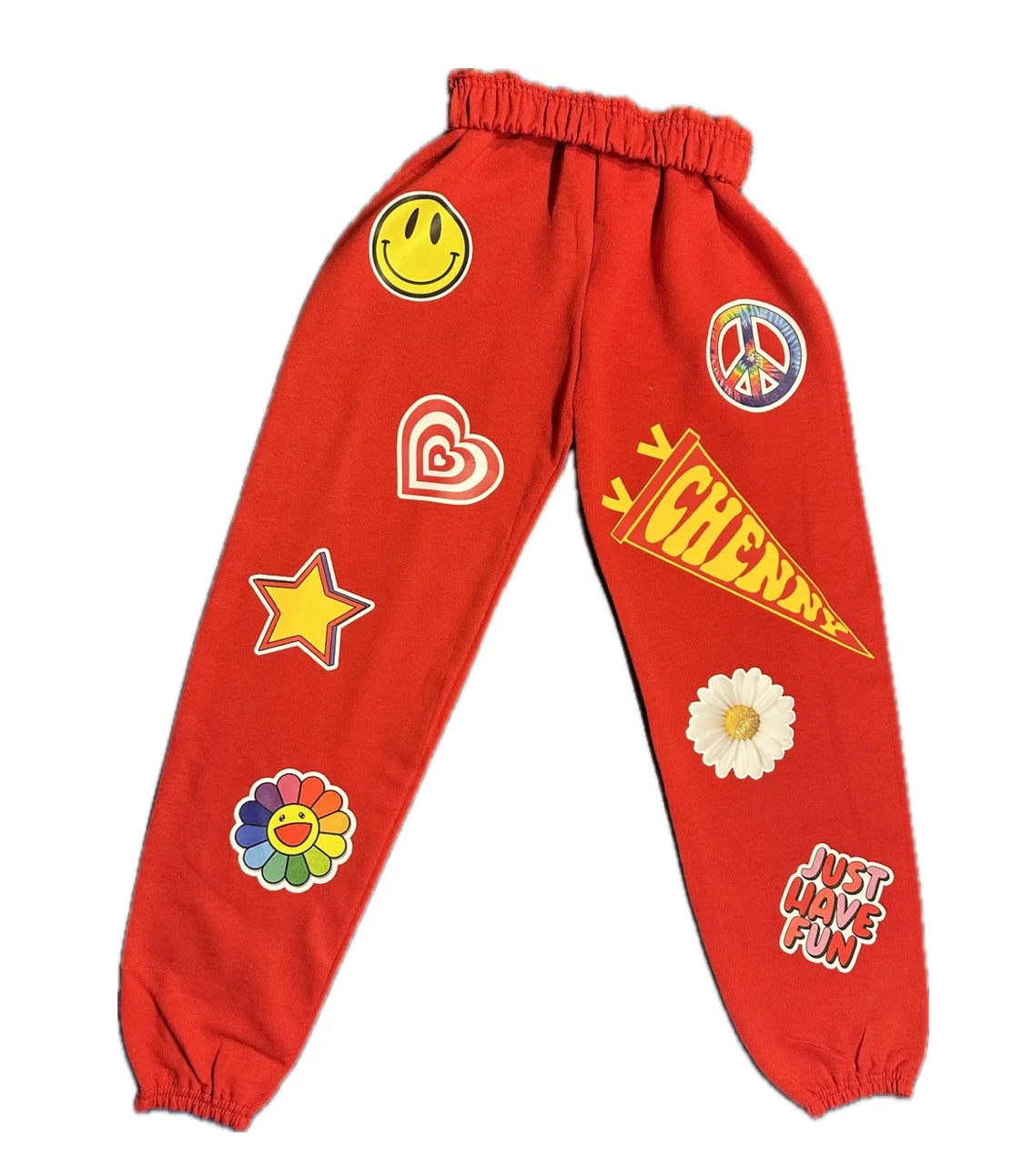 Patch Decal Pennant Sweatpants
