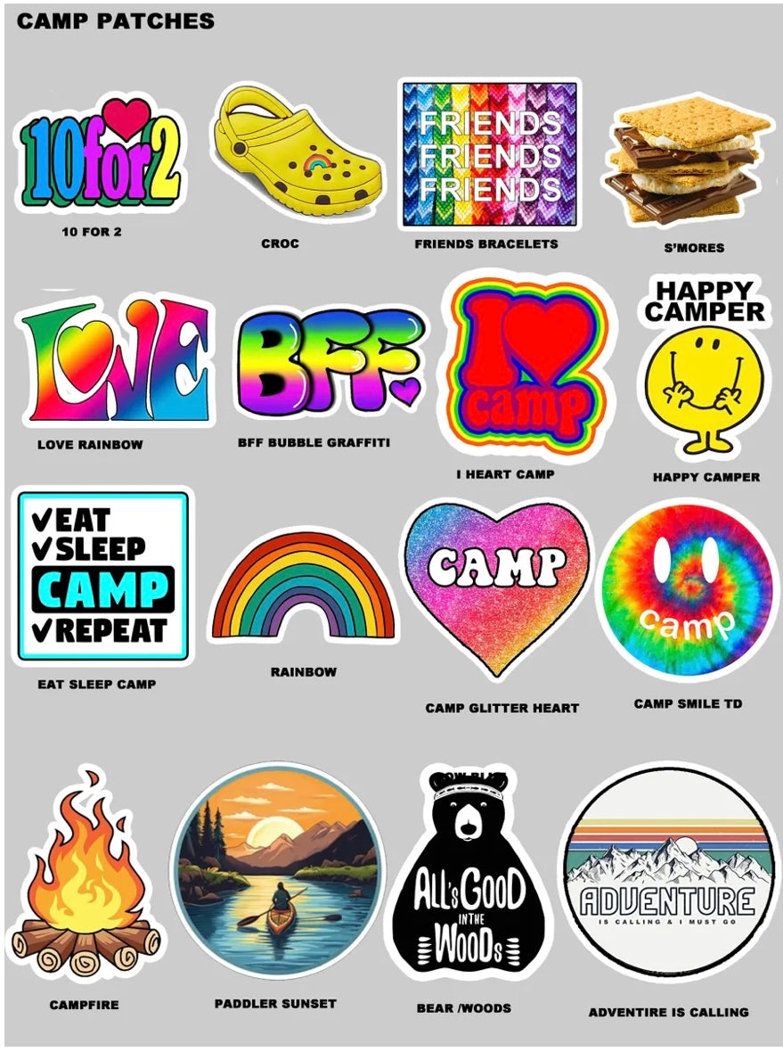 Subway Name Patch Decal Hoodie (up to 8 patches)