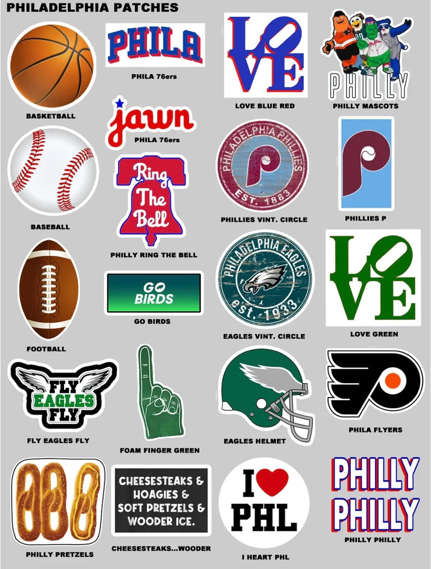 Varsity Name Patch Decal Hooded (up to 8 patches)