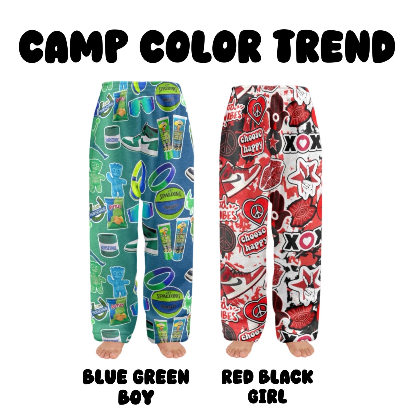 Fuzzy Custom Printed Pajama Pant