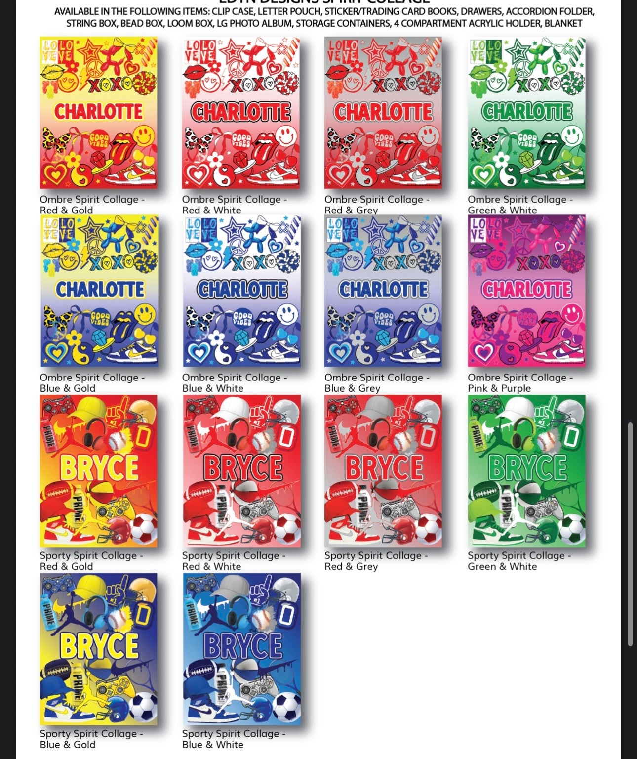 Personalized Pattern Clipcase