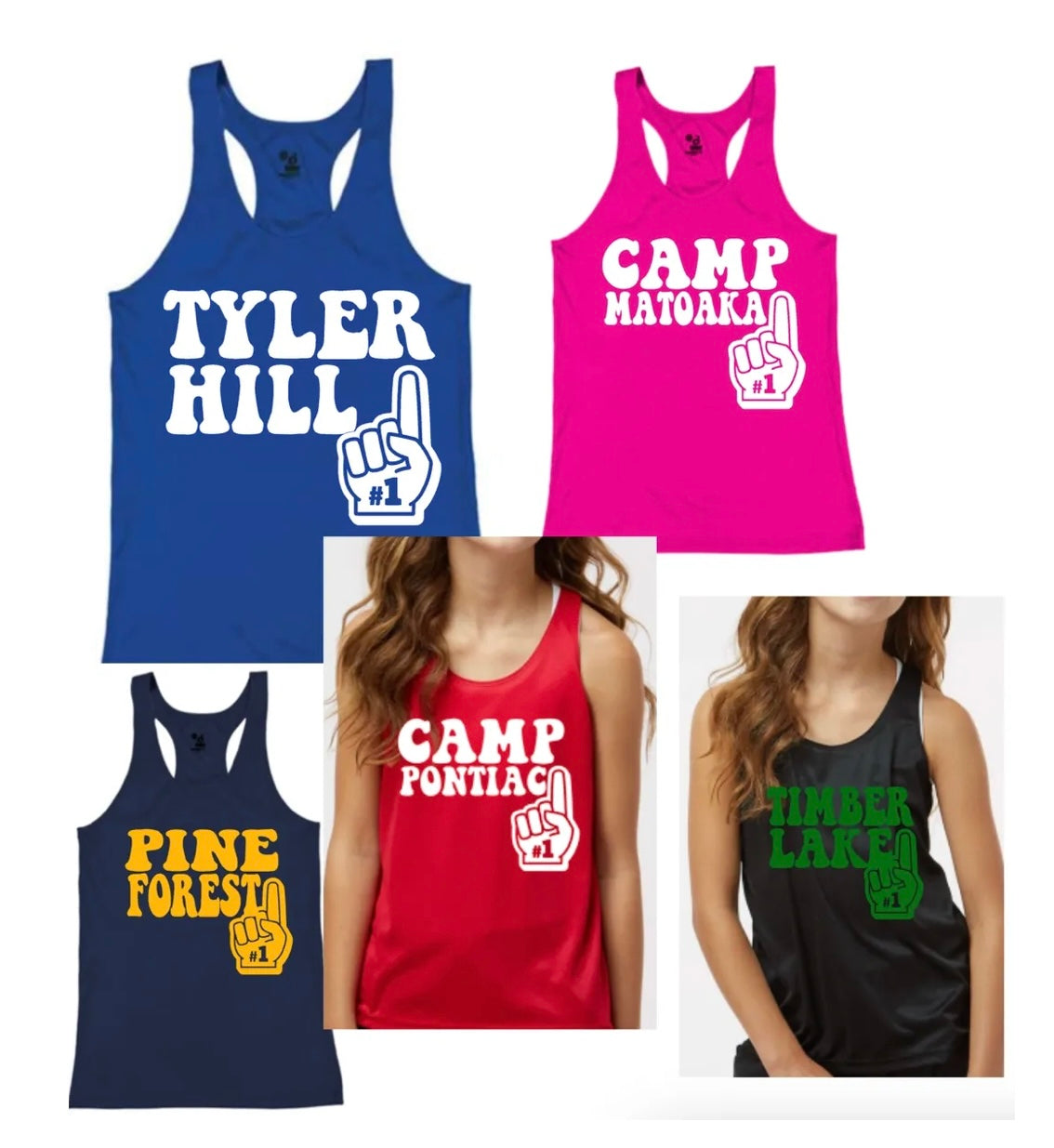 Camp #1 Racerback Athletic Tank