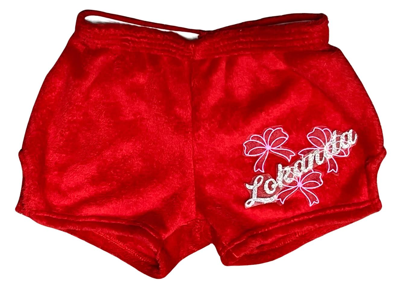 Fuzzy Shorts Bows or Cherries