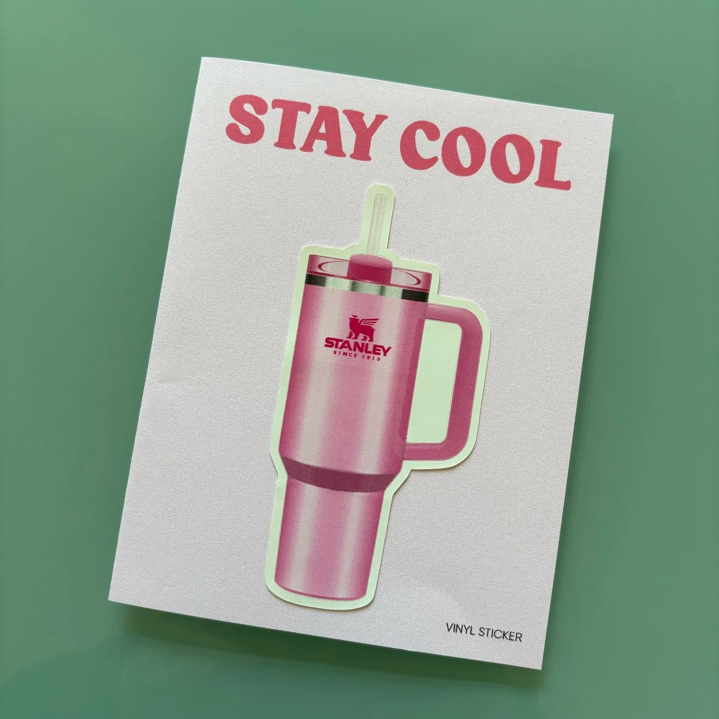 From Home Vinyl Sticker Cards