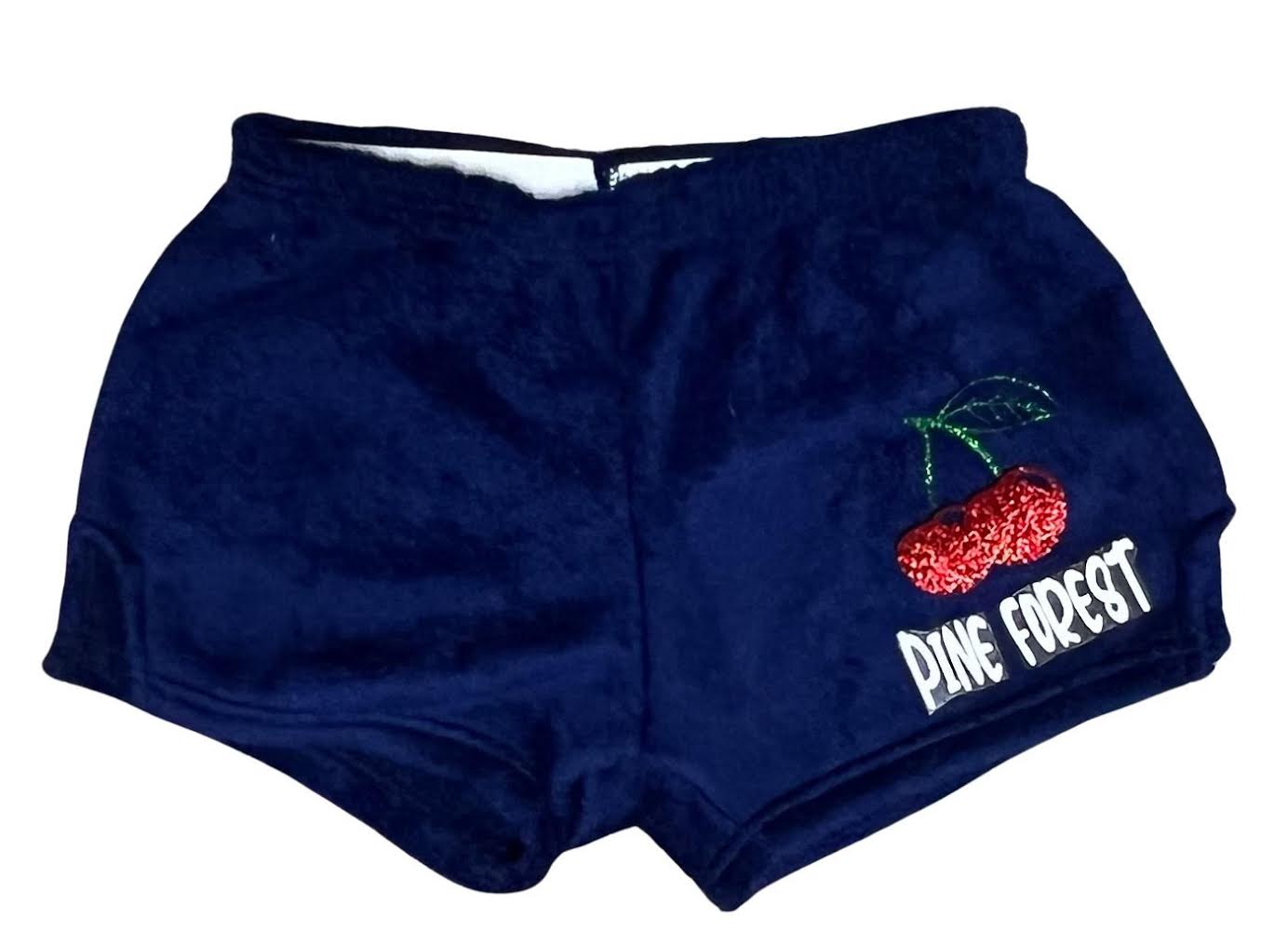 Fuzzy Shorts Bows or Cherries