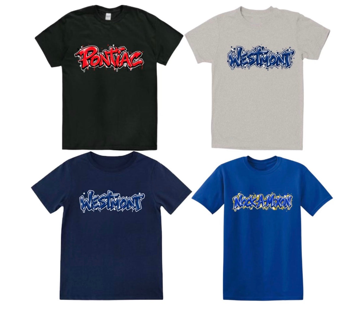 Graffiti Camp Name Tee