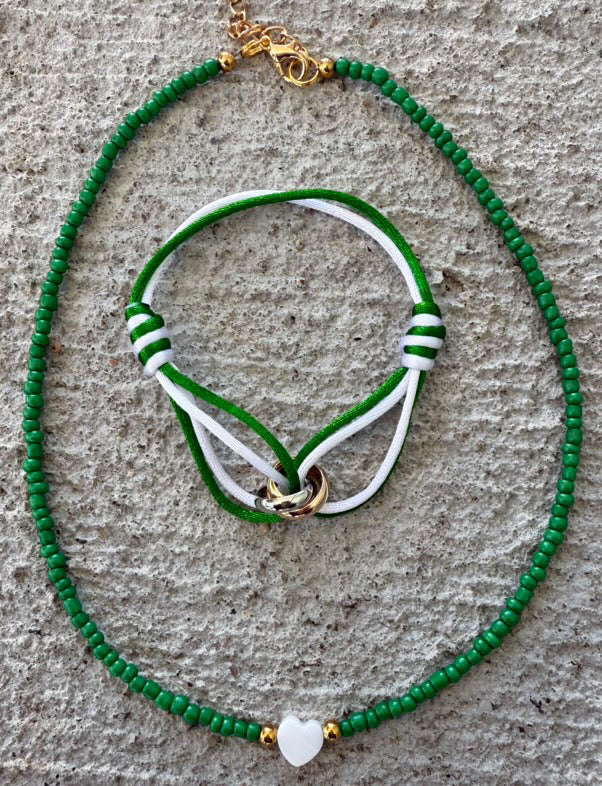 Beaded Heart Necklace