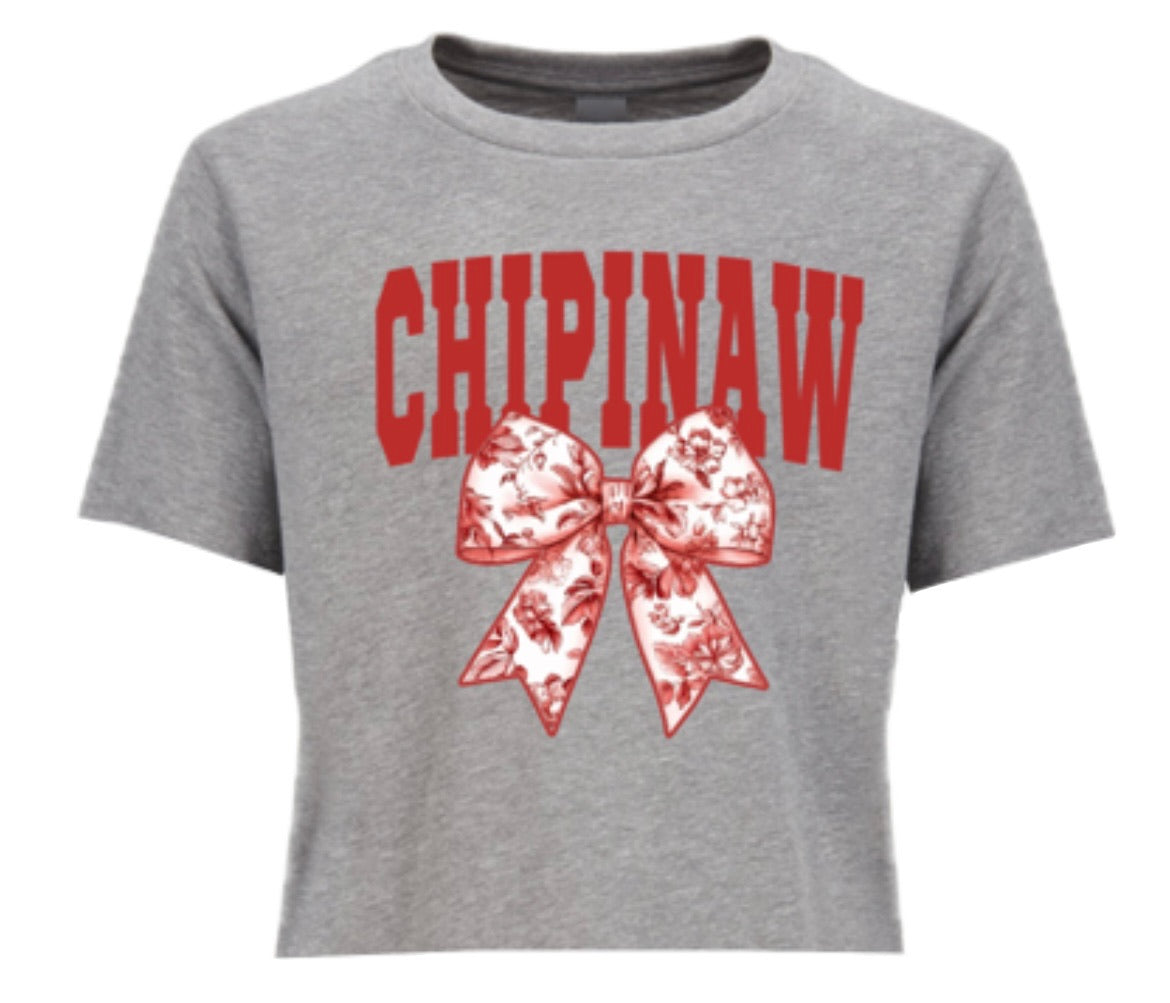 Toile Bow Tee