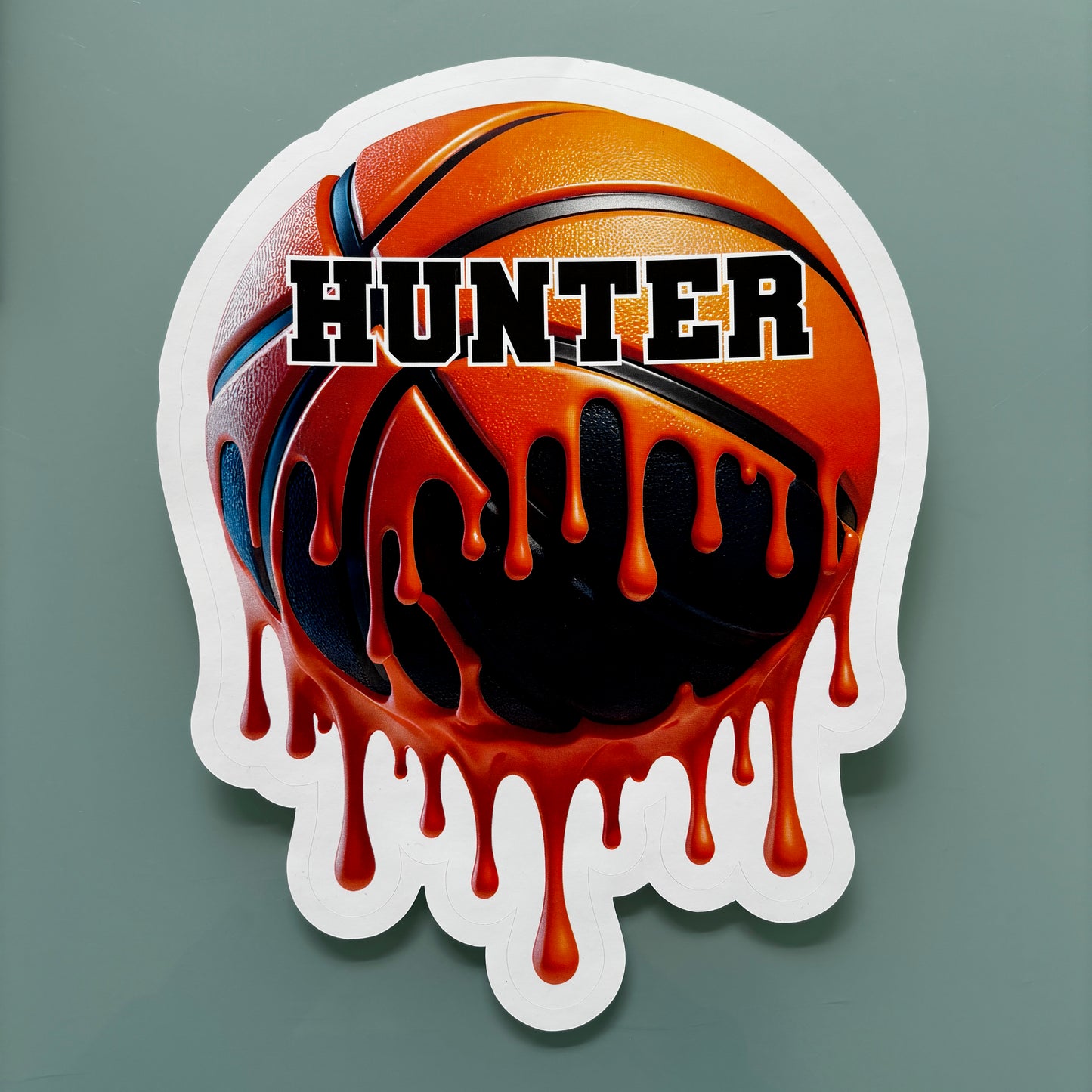 Drippy Basketball vinyl sicker