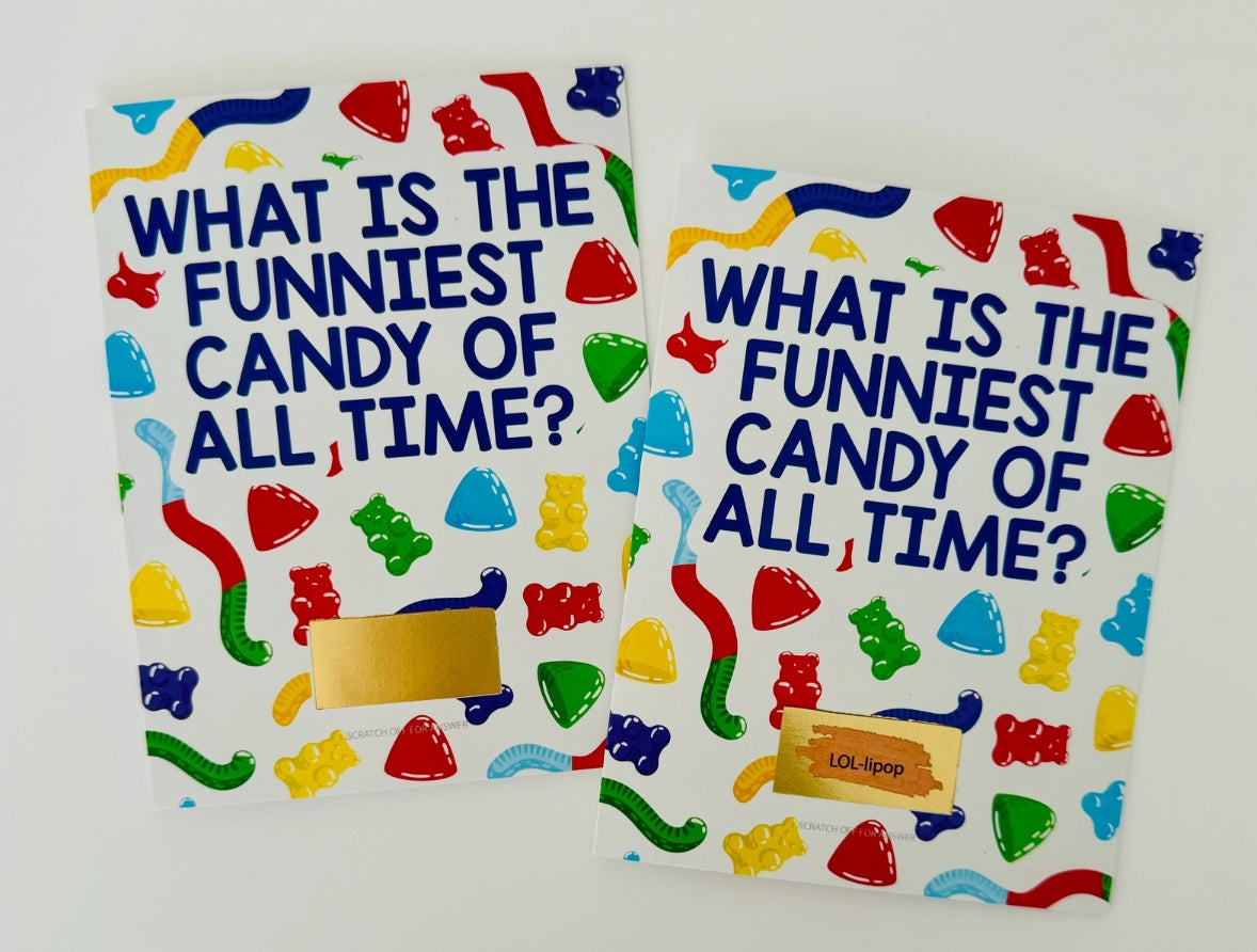 From Home Candy Joke Scratch Off