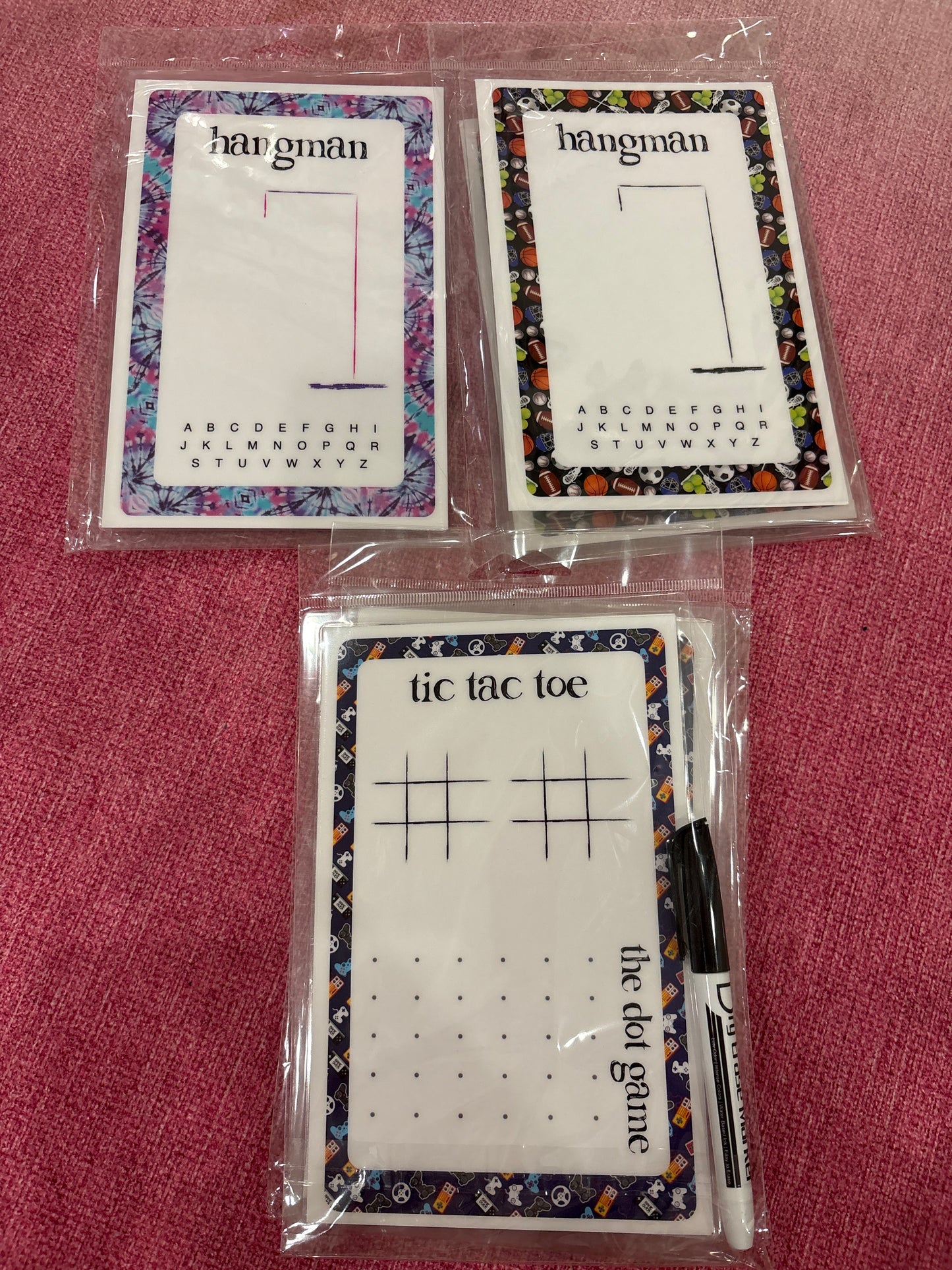 Dry erase Game board