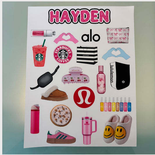 Trendy Removable Stickers