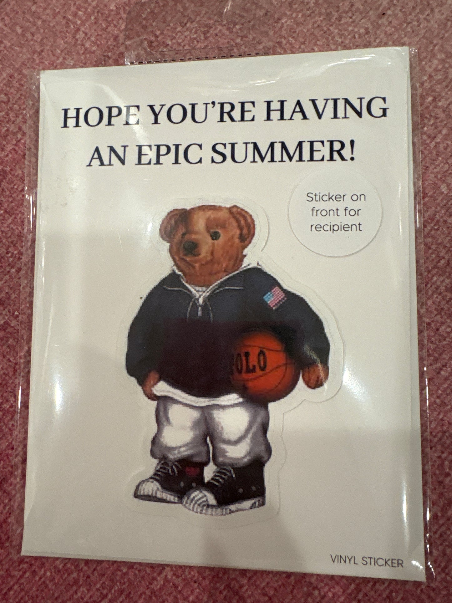 From Home Vinyl Sticker Cards