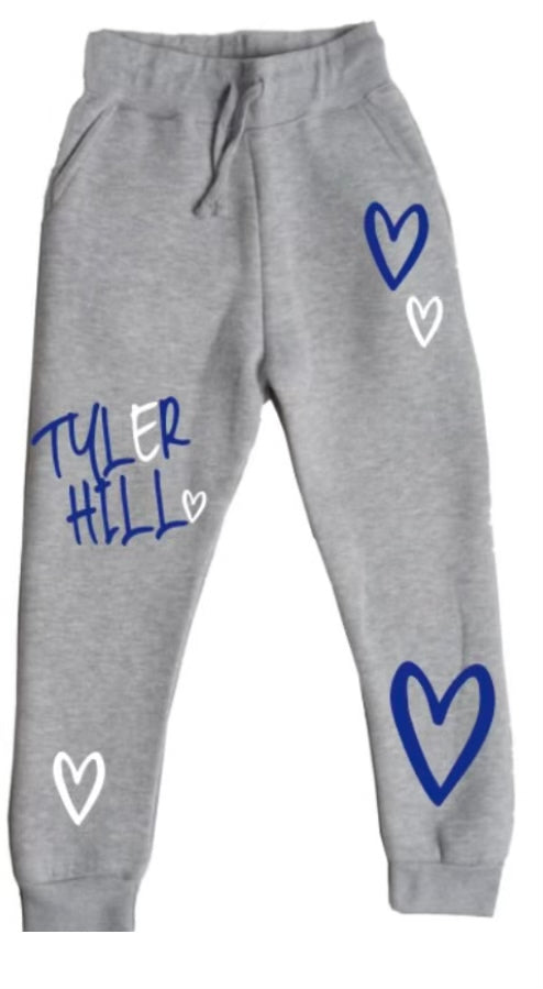 Open Hearts Grey Sweatpants