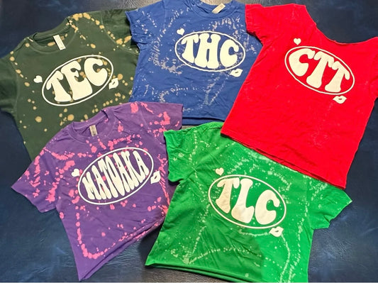 Camp Puffy Bubs Dyed Tees