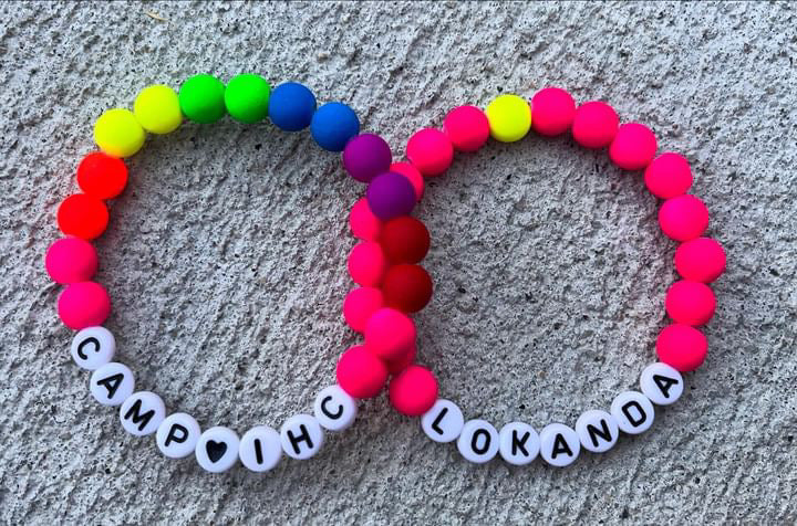 Neon Bead Bracelets