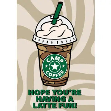 Latte Fun Note from Home