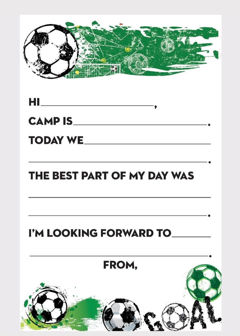 Soccer Fill In Stationery