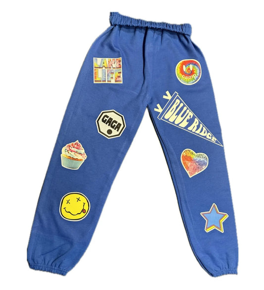 Patch Decal Pennant Sweatpants