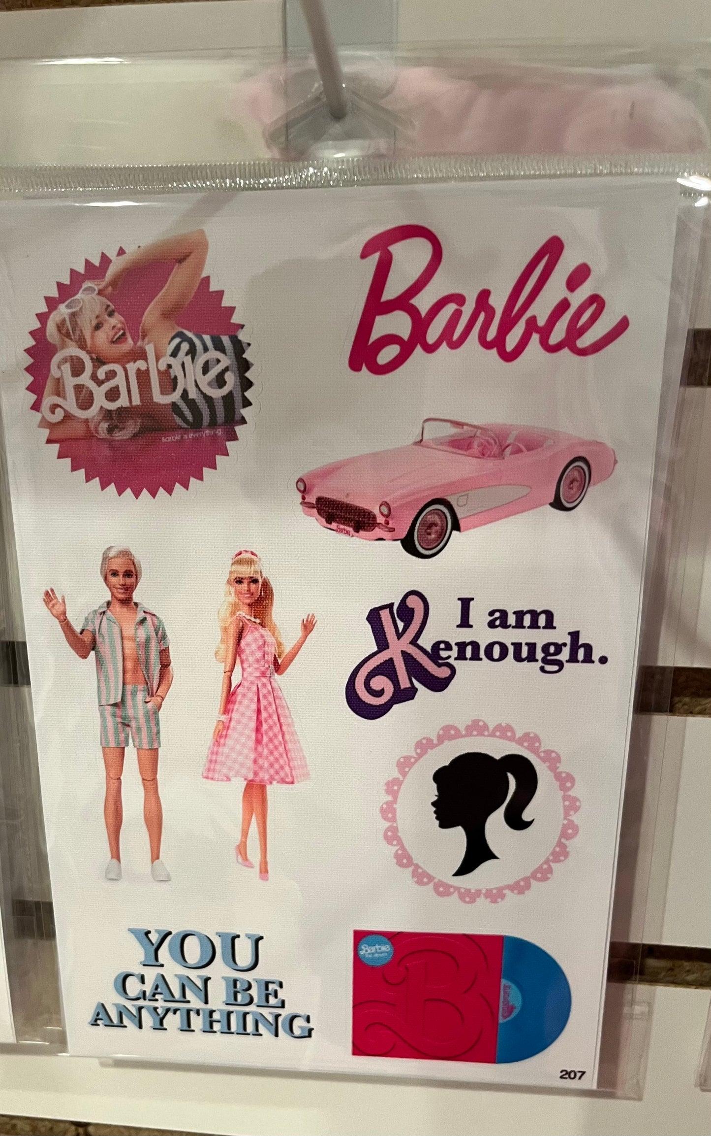 Barbie 6x9 cling it