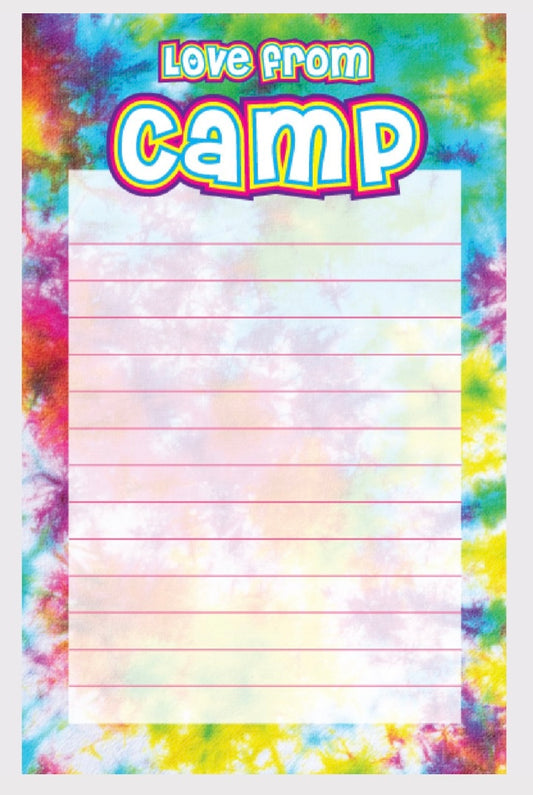 Generic Tie Dye Camp Stationery