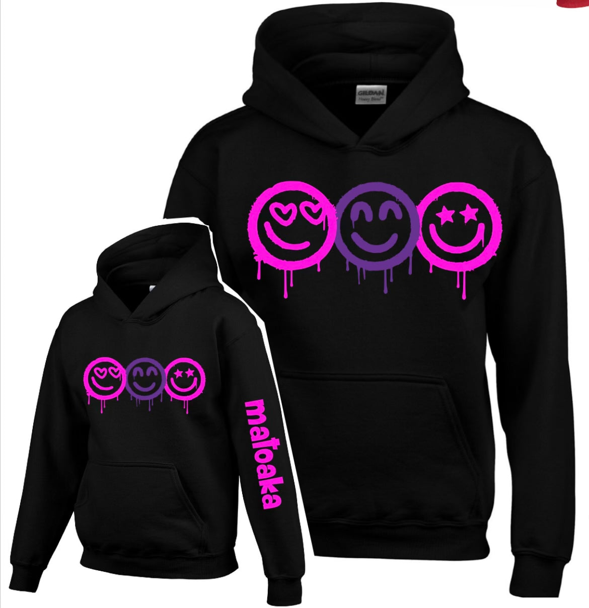 3 Smile Hoodie