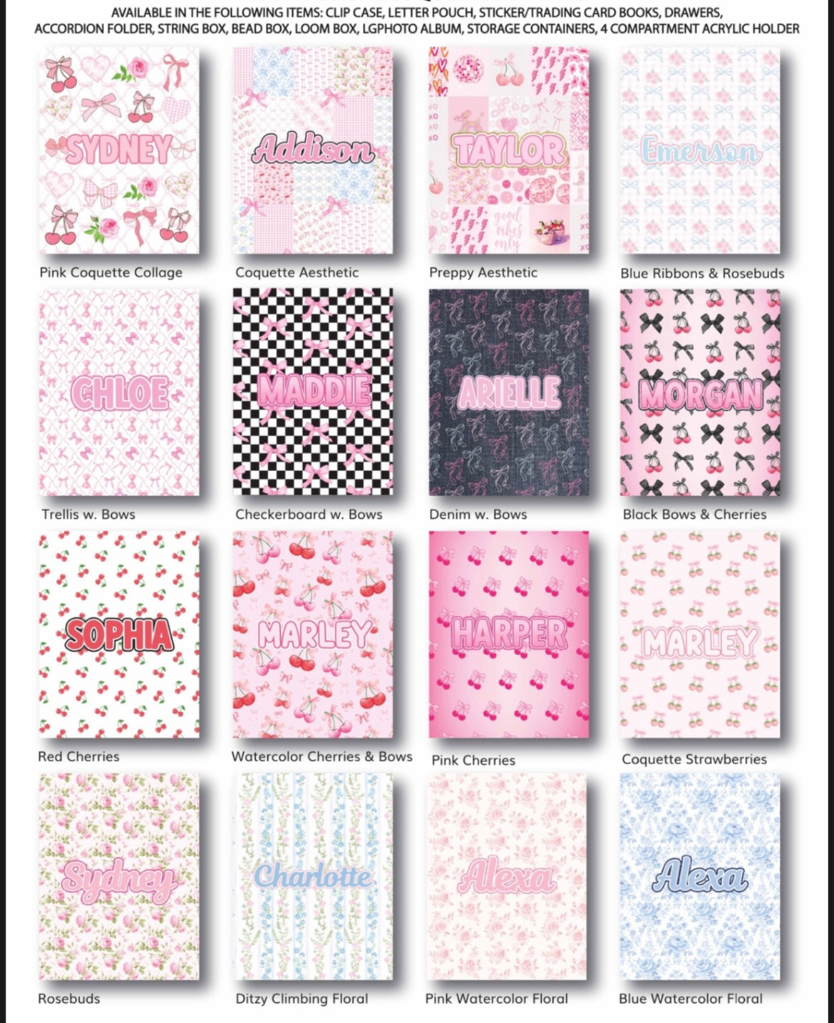 Personalized Pattern Clipcase