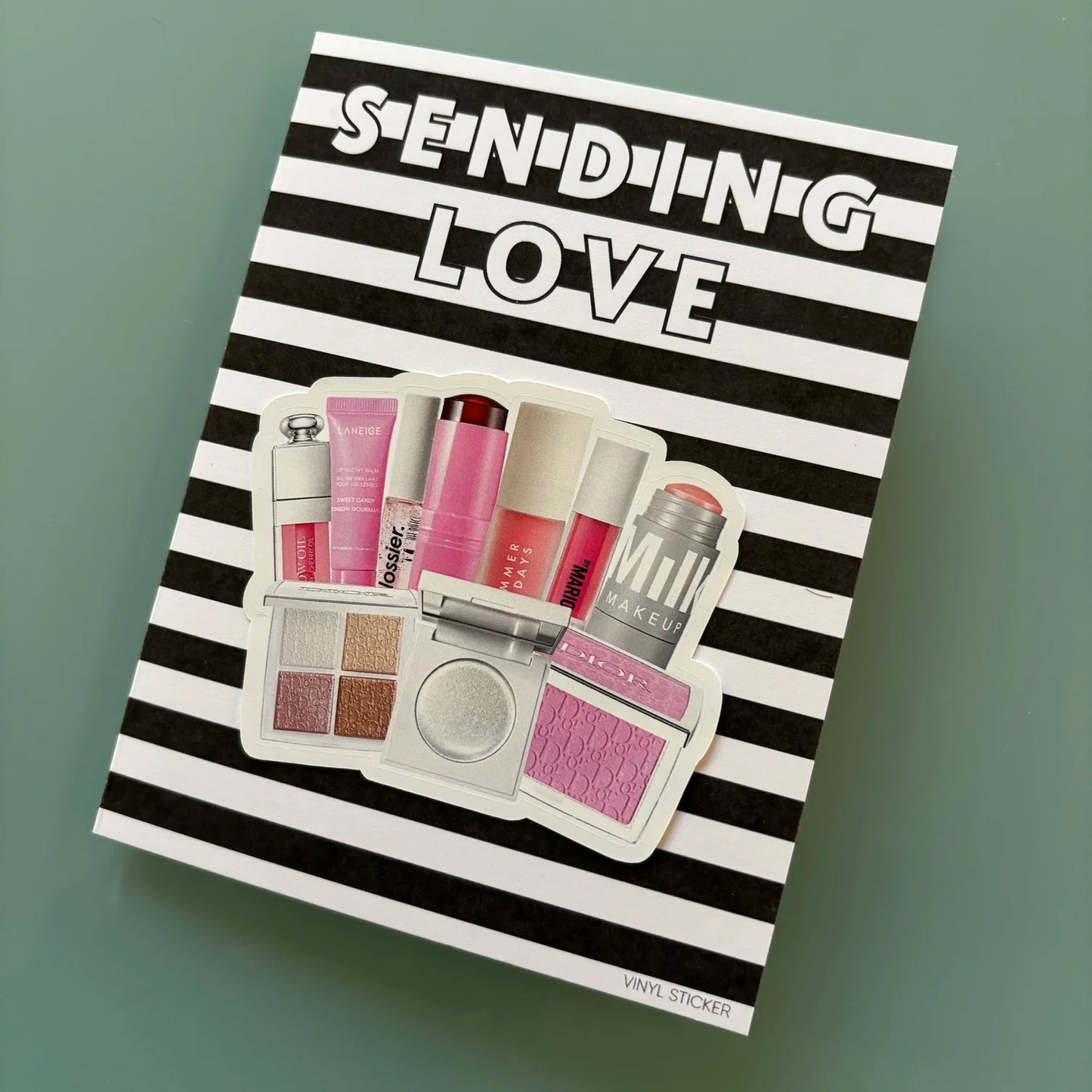 From Home Vinyl Sticker Cards