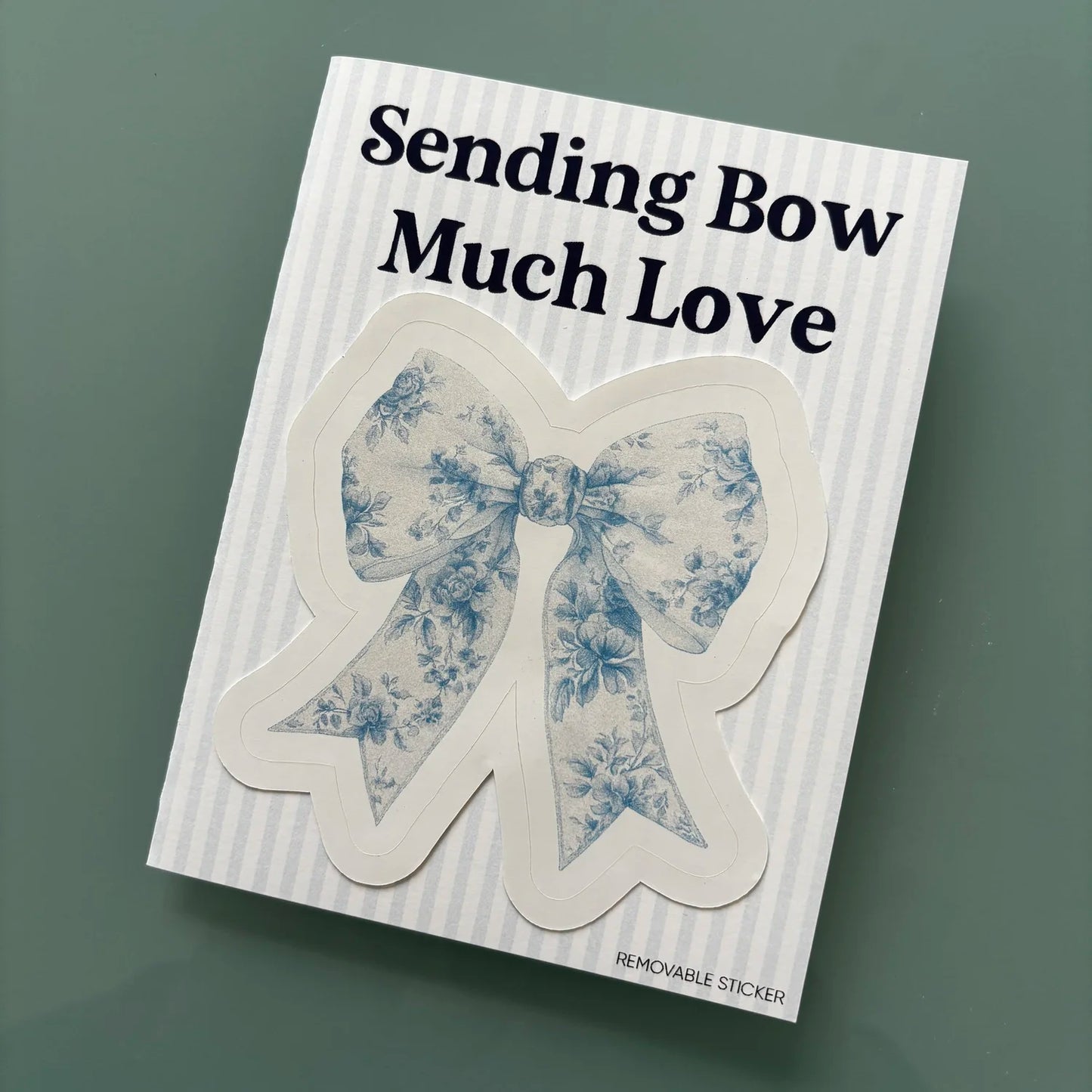 From Home Vinyl Sticker Cards