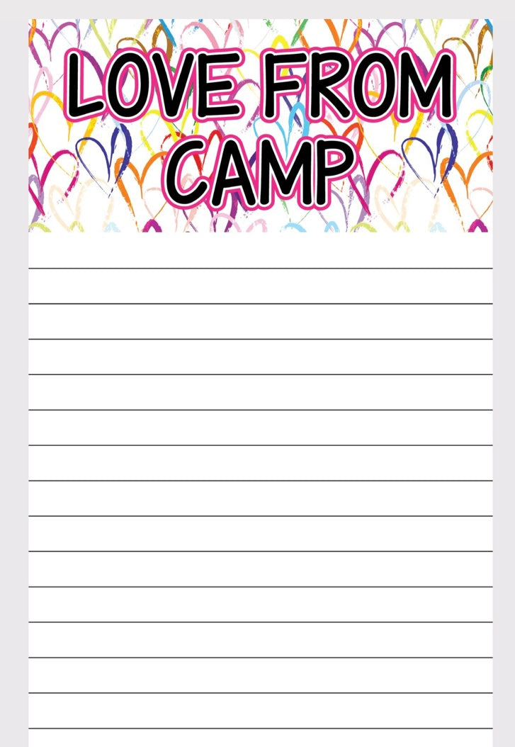 Love from Camp Stationery