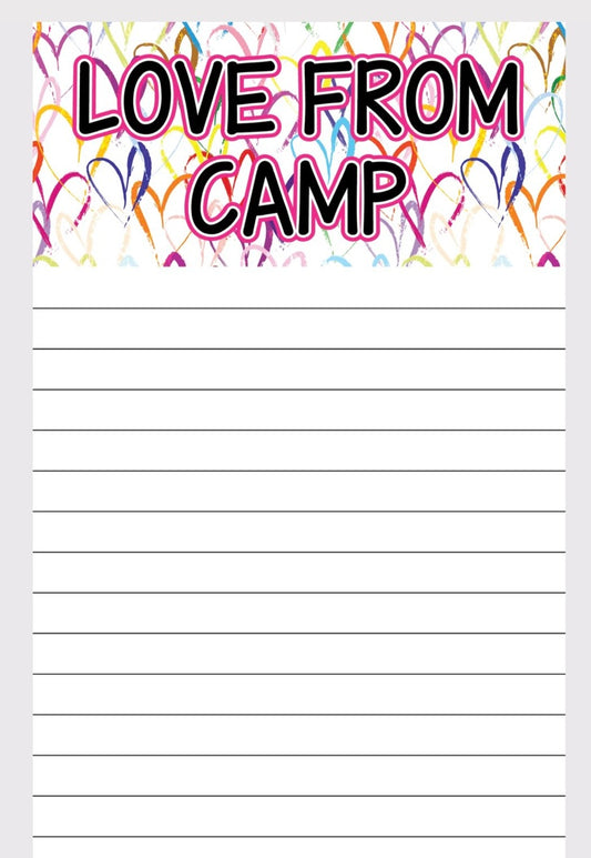 Love from Camp Stationery