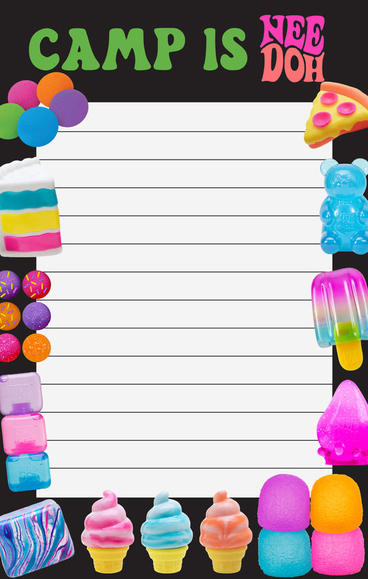 Nee Doh Lined Stationery