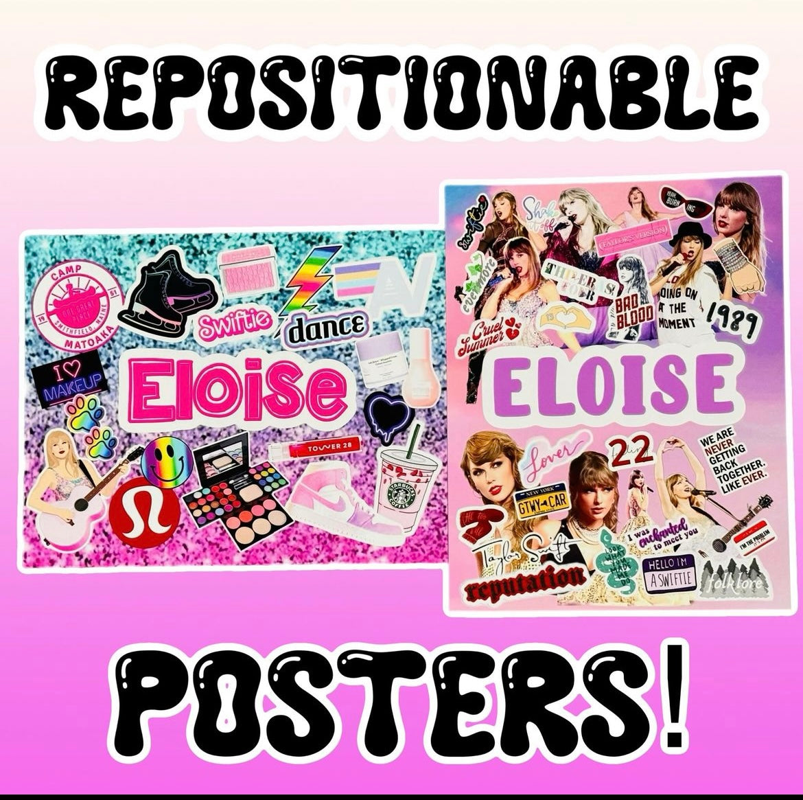 Repositionable poster!