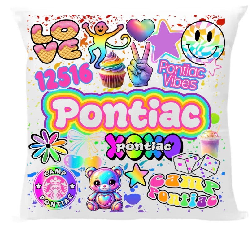 Glowfitti Autograph Pillow
