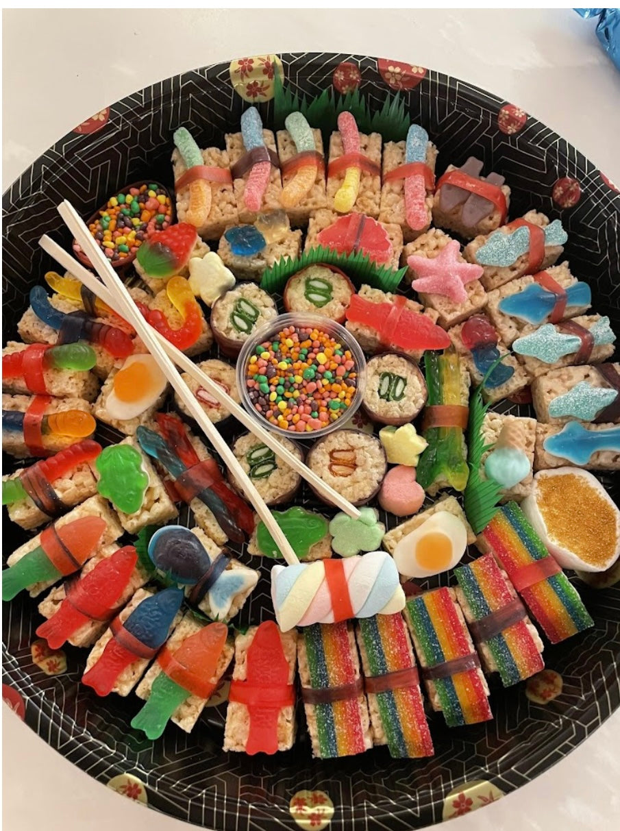 Birthday or Visiting Day Sushi Candy Platter