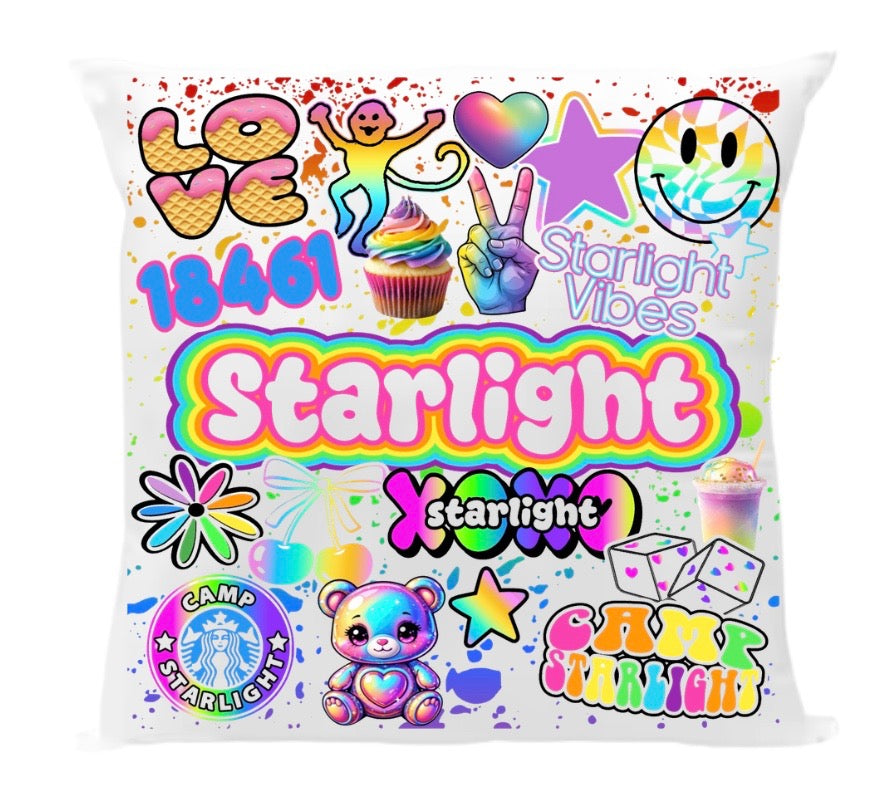 Glowfitti Autograph Pillow