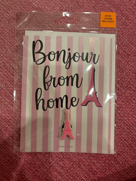 Card with charms