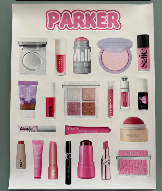 Removable Vinyl Sheet Makeup