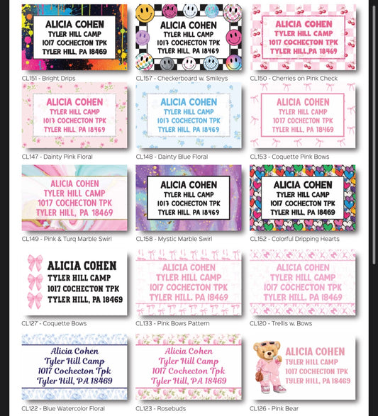 Return Address Labels