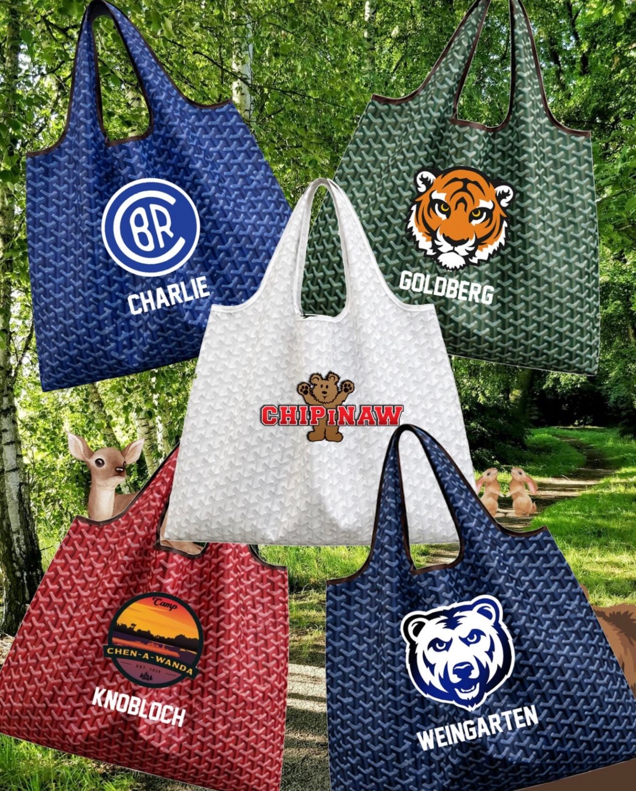 Camp Logo Tote Bag
