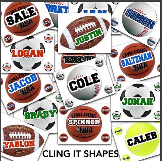 Sports Cling It Shapes