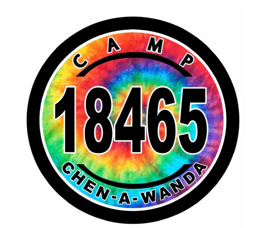 Camp Zipcode Decal