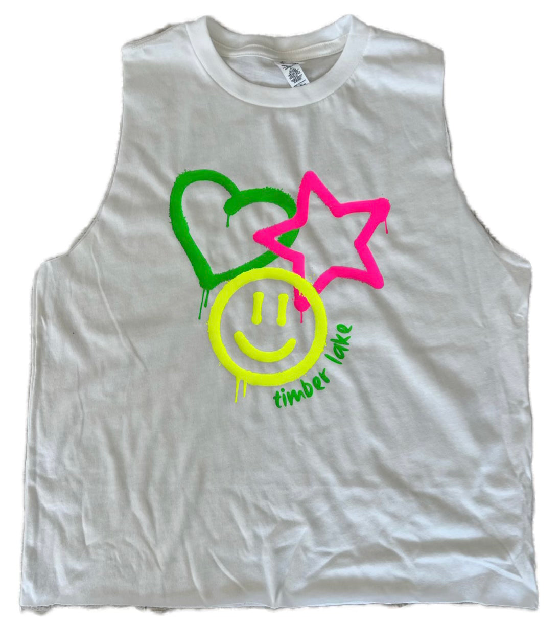 Neon Smile Muscle Tank