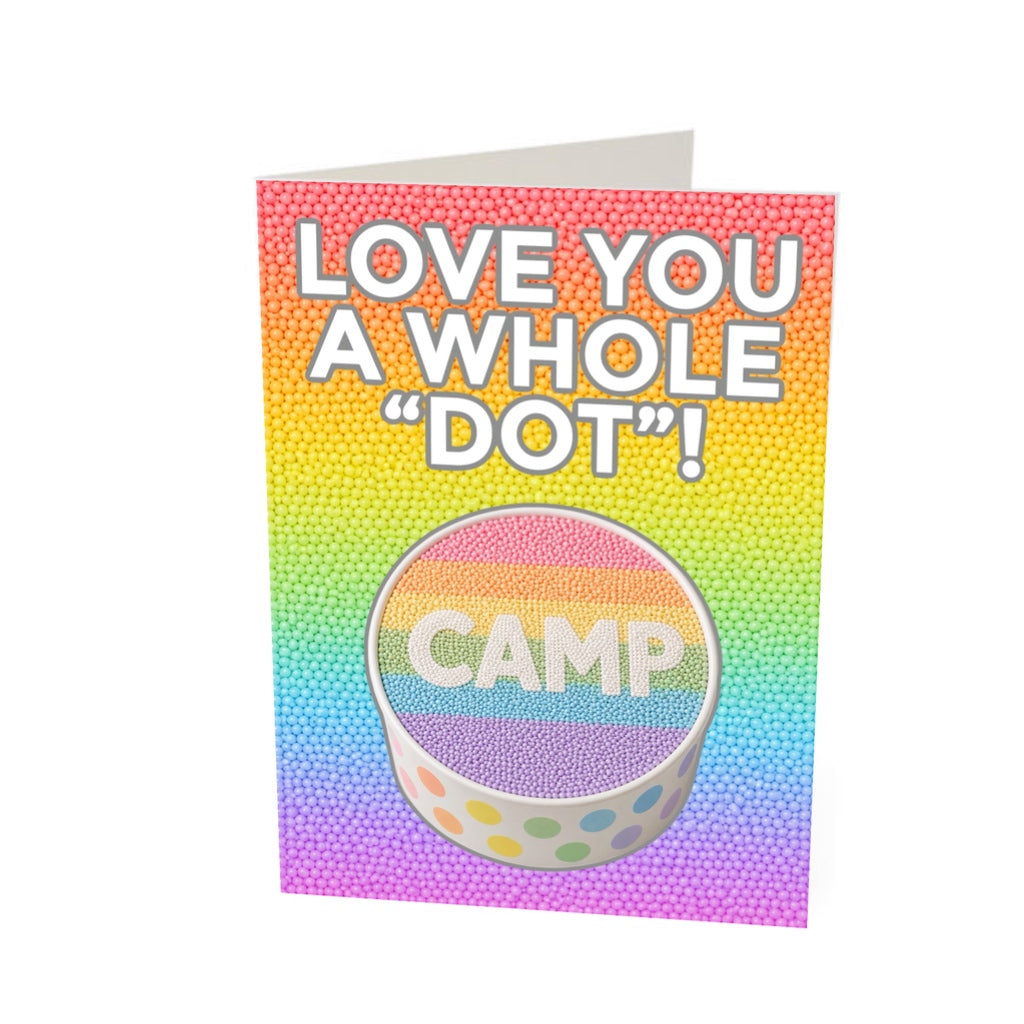 Dot sticker card
