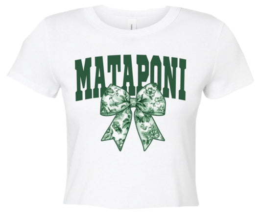 Toile Bow Tee