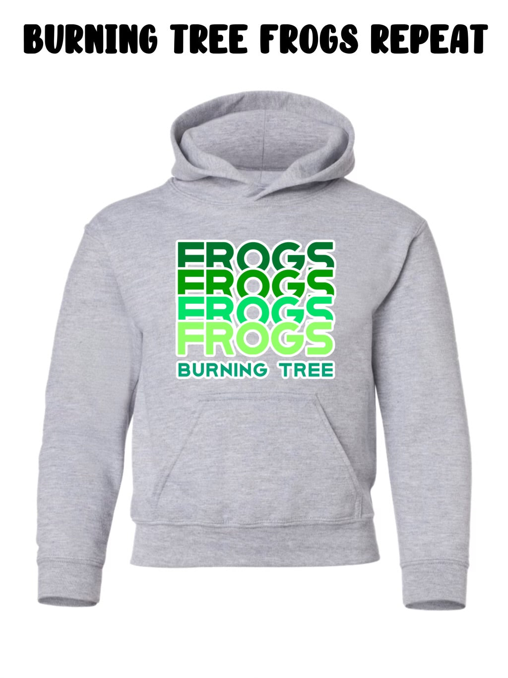 Burning Tree Frogs Repeat Hoodie