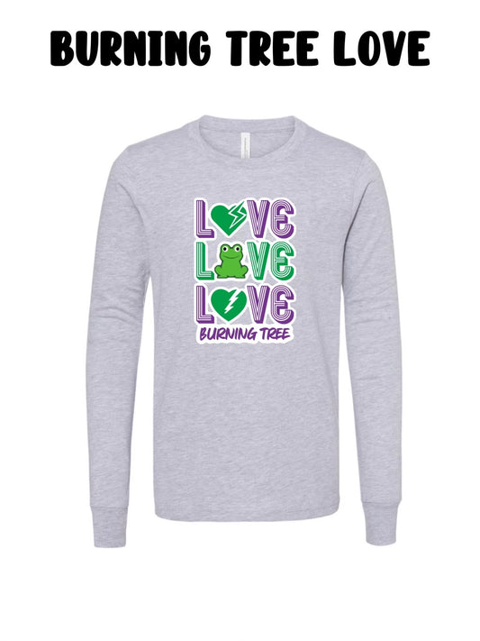 Burning Tree Love Long Sleeve