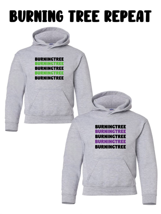 Burning Tree Repeat Hoodie